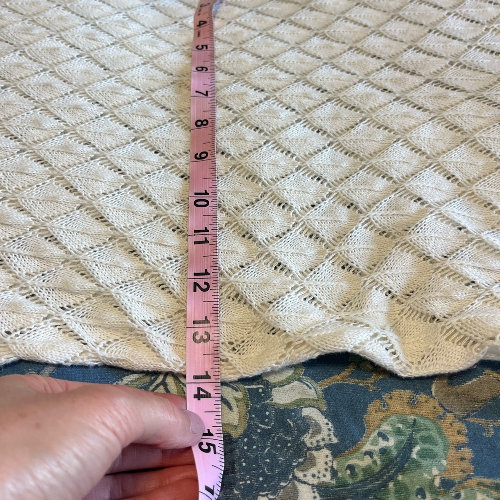 Abercrombie & Fitch Midi Crochet Dress Size Small Beach Cover Up Boho Festival - Picture 11 of 13